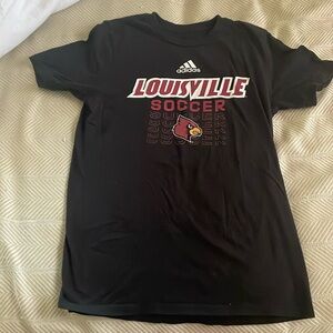 louisville soccer shirt size small black worn once